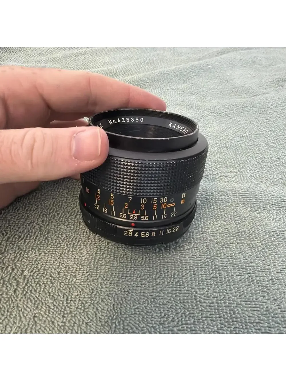 Vintage Kamero Auto MD 35mm 1:2.8 Lens Made In Japan, Optically Clear & Tested